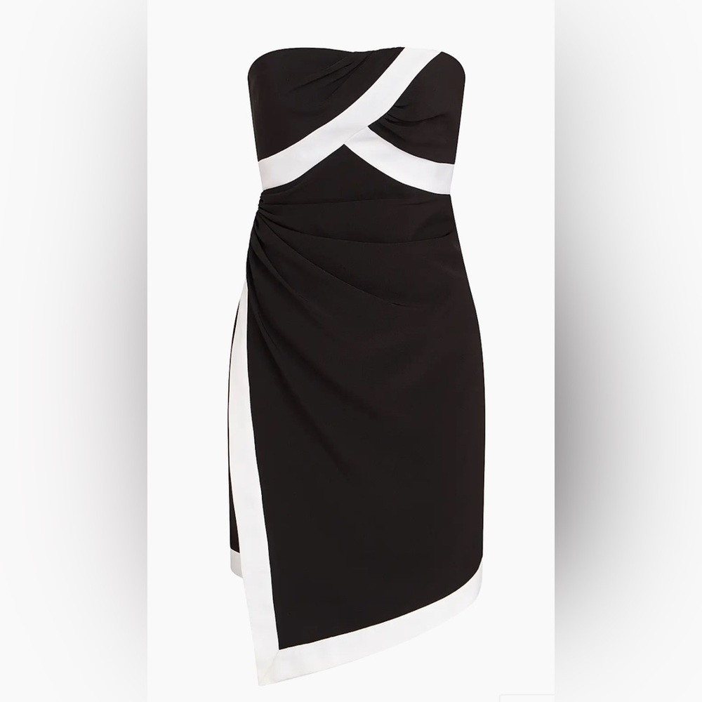 Halston Lanie Strapless Mini Dress Size 0 NWT